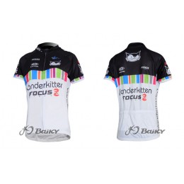 Vanderkitten-Focus Pro Team Radtrikot Kurzarm Schwarz Weiß Damen DMPO615