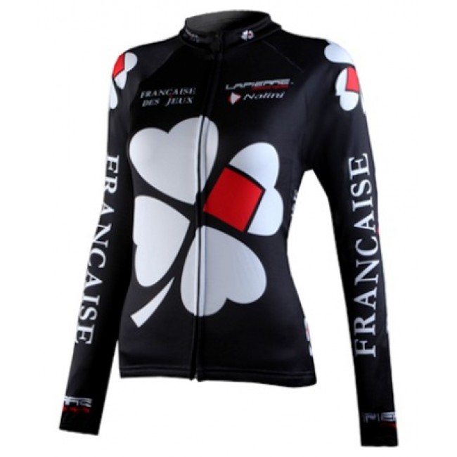 2012 Damen FDJ Fahrradtrikot Langarm JUKM711 2012 Damen FDJ Fahrradtrikot Langarm JUKM711