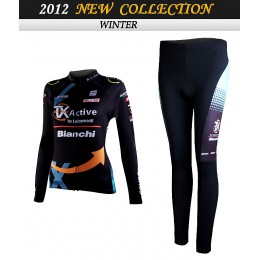 2012 Damen bianchi Cycling Fahrradbekleidung Radtrikot Satz Langarm und Lange Fahrradhose MTYB295 2012 Damen bianchi Cycling Fahrradbekleidung Radtrikot Satz Langarm und Lange Fahrradhose MTYB295