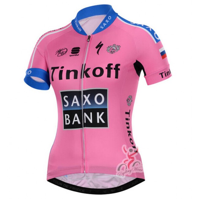 2015 Tinkoff Saxo Bank Damen Radtrikot Kurzarm NURK325 2015 Tinkoff Saxo Bank Damen Radtrikot Kurzarm NURK325