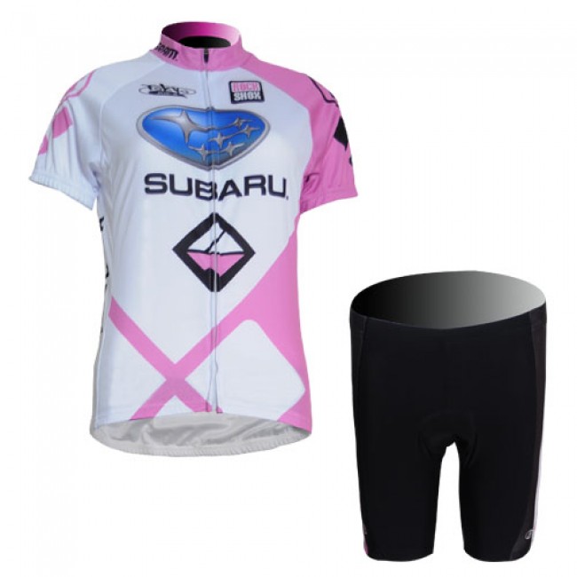 Subaru Radtrikot Kurzarm Kurz Radhose Weiß Rosa Damen VEMZ199 Subaru Radtrikot Kurzarm Kurz Radhose Weiß Rosa Damen VEMZ199