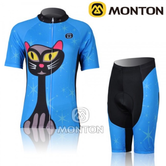 2011 MONTON Blue Cat Damen Radbekleidung Radtrikot Kurzarm und Fahrradhosen Kurz VFDW740 2011 MONTON Blue Cat Damen Radbekleidung Radtrikot Kurzarm und Fahrradhosen Kurz VFDW740