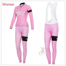 2015 Damen Sky Fahrradbekleidung Radtrikot Satz Langarm und Lange Fahrradhose YZBA152 2015 Damen Sky Fahrradbekleidung Radtrikot Satz Langarm und Lange Fahrradhose YZBA152