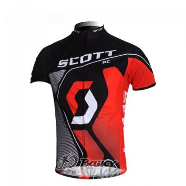 Scott Racing Team Radtrikot Kurzarm Schwarz Rot EFPP648 Scott Racing Team Radtrikot Kurzarm Schwarz Rot EFPP648