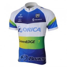 2013 Green Edge ORICA Radtrikot Kurzarm Blau ETHV260 2013 Green Edge ORICA Radtrikot Kurzarm Blau ETHV260