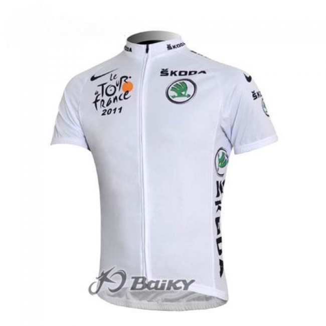2011 Tour de France Radtrikot Kurzarm Weißen Trikots FDVW744 2011 Tour de France Radtrikot Kurzarm Weißen Trikots FDVW744