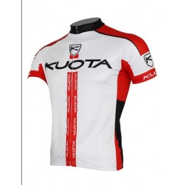 2013 KUOTA Radtrikot Kurzarm Weiß Rot FRRZ355