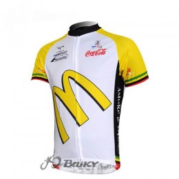 McDonald Legea Pro Team Radtrikot Kurzarm Weiß Gelb MHZA632 McDonald Legea Pro Team Radtrikot Kurzarm Weiß Gelb MHZA632