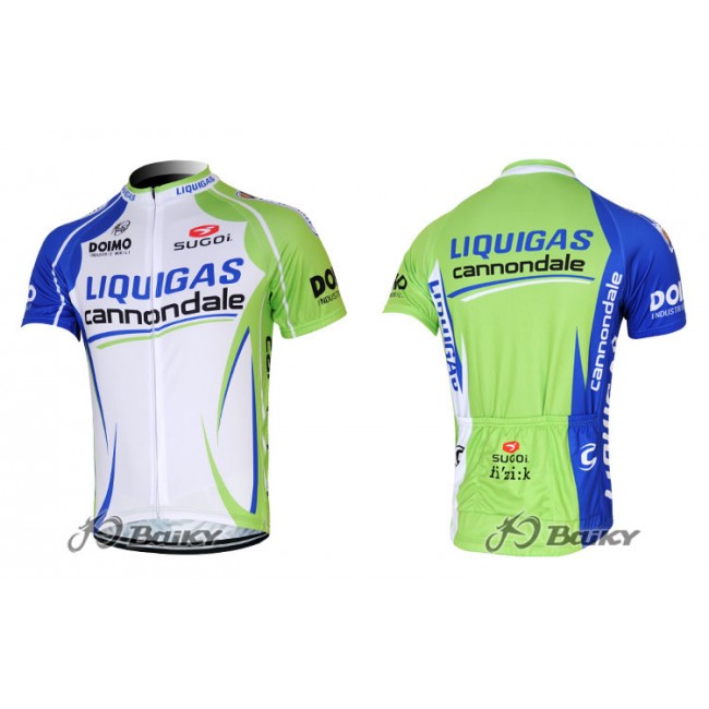 2012 Liquigas Cannondale Radtrikot Kurzarm Grün Weiß MWYG702 2012 Liquigas Cannondale Radtrikot Kurzarm Grün Weiß MWYG702