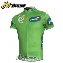 2011 Tour de France Radtrikot Kurzarm Grünes Trikot OAUL963 2011 Tour de France Radtrikot Kurzarm Grünes Trikot OAUL963