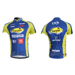 2012 Topsport Radtrikot Kurzarm Blau Gelb SNWN302 2012 Topsport Radtrikot Kurzarm Blau Gelb SNWN302