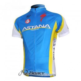 Astana Pro Team Radtrikot Kurzarm Blau TJTY174 Astana Pro Team Radtrikot Kurzarm Blau TJTY174