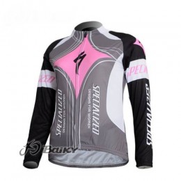 Specialized Pro Team S-Works Fahrradtrikot Langarm Rosa Grau Damen CIVD668 Specialized Pro Team S-Works Fahrradtrikot Langarm Rosa Grau Damen CIVD668