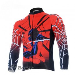 Spiderman Fahrradtrikot Langarm Rot DPSS650 Spiderman Fahrradtrikot Langarm Rot DPSS650