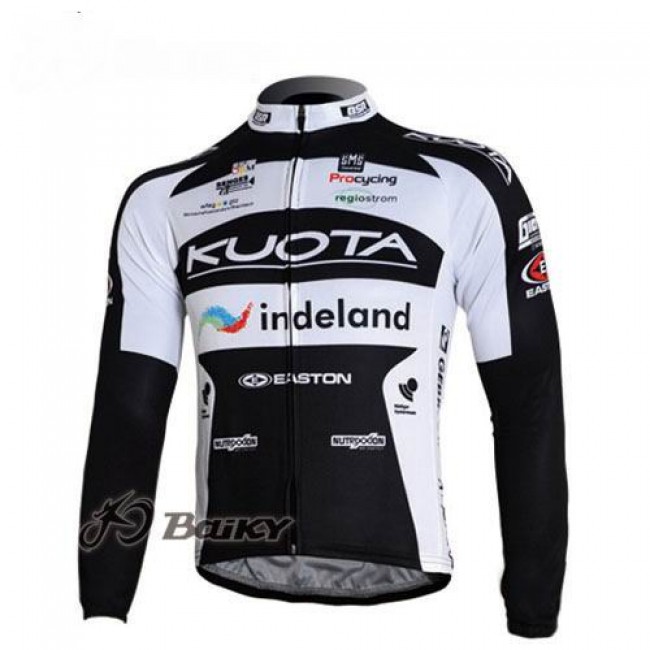 Kuota Indeland Pro Team Fahrradtrikot Langarm Schwarz Weiß PIAY845 Kuota Indeland Pro Team Fahrradtrikot Langarm Schwarz Weiß PIAY845