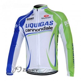 Liquigas Cannondale Pro Team Fahrradtrikot Langarm Grün Weiß TBCY534 Liquigas Cannondale Pro Team Fahrradtrikot Langarm Grün Weiß TBCY534