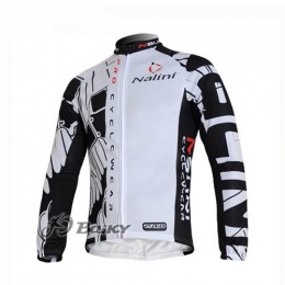 Nalini Pro Team Fahrradtrikot Langarm Weiß Schwarz TNHR615 Nalini Pro Team Fahrradtrikot Langarm Weiß Schwarz TNHR615