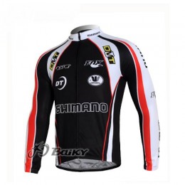 Shimano Pro Team Fahrradtrikot Langarm Schwarz Weiß Rot WSYE210 Shimano Pro Team Fahrradtrikot Langarm Schwarz Weiß Rot WSYE210