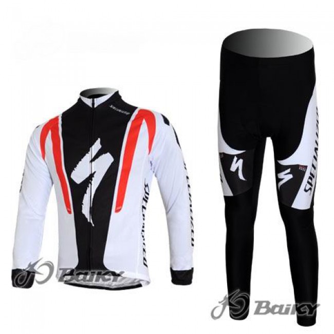 Specialized Pro Team S-Works Radbekleidung Satz Fahrradtrikot Langarm und Lang Radhose Weiß Schwarz Rot YROA162 Specialized Pro Team S-Works Radbekleidung Satz Fahrradtrikot Langarm und Lang Radhose Weiß Schwarz Rot YROA162