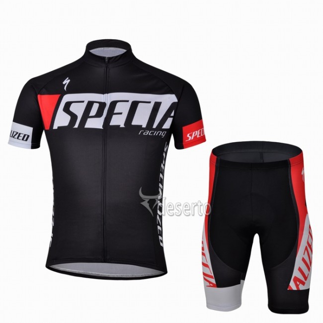 Specialized Racing Radbekleidung Radtrikot Kurzarm und Fahrradhosen Kurz Schwarz CBUA340 Specialized Racing Radbekleidung Radtrikot Kurzarm und Fahrradhosen Kurz Schwarz CBUA340