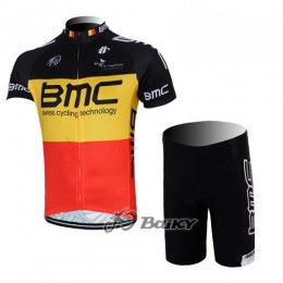 BMC Racing Radbekleidung Radtrikot Kurzarm und Fahrradhosen Kurz Rot Gelb EHLP429 BMC Racing Radbekleidung Radtrikot Kurzarm und Fahrradhosen Kurz Rot Gelb EHLP429