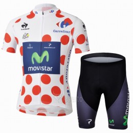 Movistar Gepunktetes Trikot Radbekleidung Radtrikot Kurzarm und Fahrradhosen Kurz LXSV197 Movistar Gepunktetes Trikot Radbekleidung Radtrikot Kurzarm und Fahrradhosen Kurz LXSV197