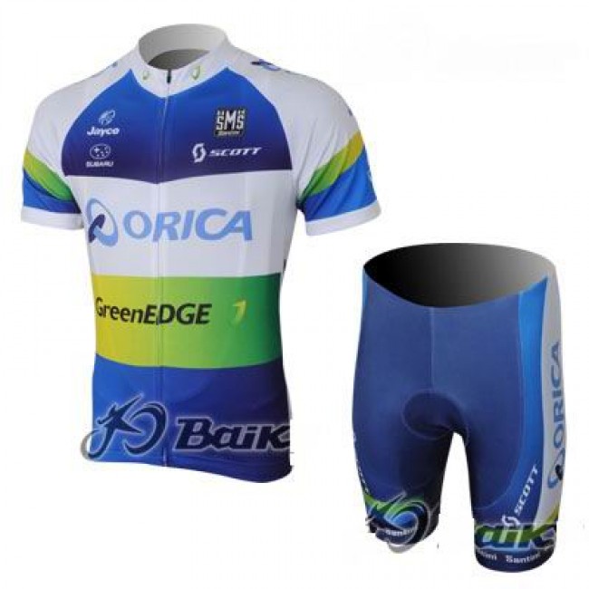 2013 Green Edge ORICA Radtrikot Kurzarm und Kurz Radhose Kits Blau OJWX649 2013 Green Edge ORICA Radtrikot Kurzarm und Kurz Radhose Kits Blau OJWX649