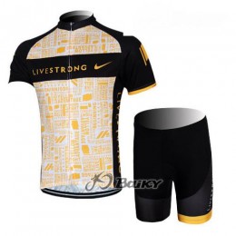 2012 LiveStrong Radbekleidung Radtrikot Kurzarm und Fahrradhosen Kurz Schwarz Gelb REQD998 2012 LiveStrong Radbekleidung Radtrikot Kurzarm und Fahrradhosen Kurz Schwarz Gelb REQD998