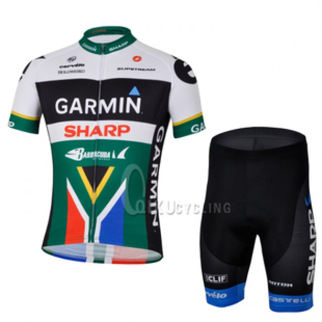 2013 Garmin Sharp Barracuda Südafrika Champion Radtrikot Kurzarm und Kurz Radhose Kits Grün YYOR852 2013 Garmin Sharp Barracuda Südafrika Champion Radtrikot Kurzarm und Kurz Radhose Kits Grün YYOR852