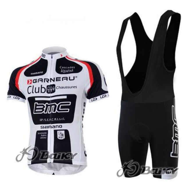BMC Garneau Team Radtrikot Kurzarm Kurz Trägerhose Kits Weiß FZPO992 BMC Garneau Team Radtrikot Kurzarm Kurz Trägerhose Kits Weiß FZPO992