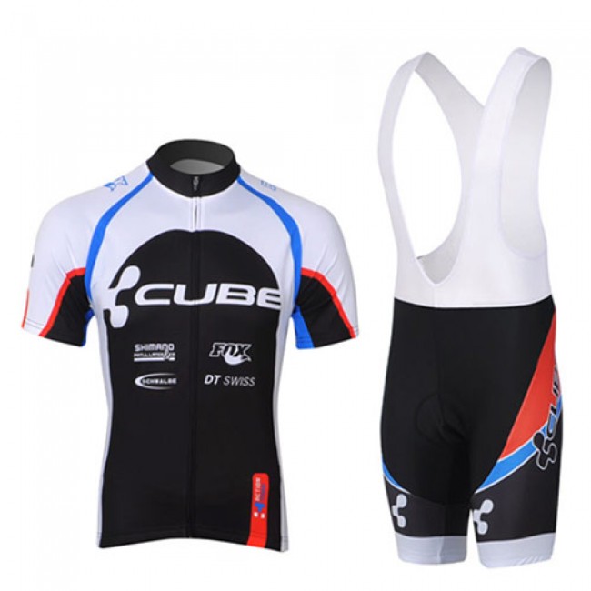 2013 Cube Fahrradbekleidung Satz Fahrradtrikot Kurzarm Trikot und Kurz Trägerhose Weiß Schwarz QMGZ620 2013 Cube Fahrradbekleidung Satz Fahrradtrikot Kurzarm Trikot und Kurz Trägerhose Weiß Schwarz QMGZ620
