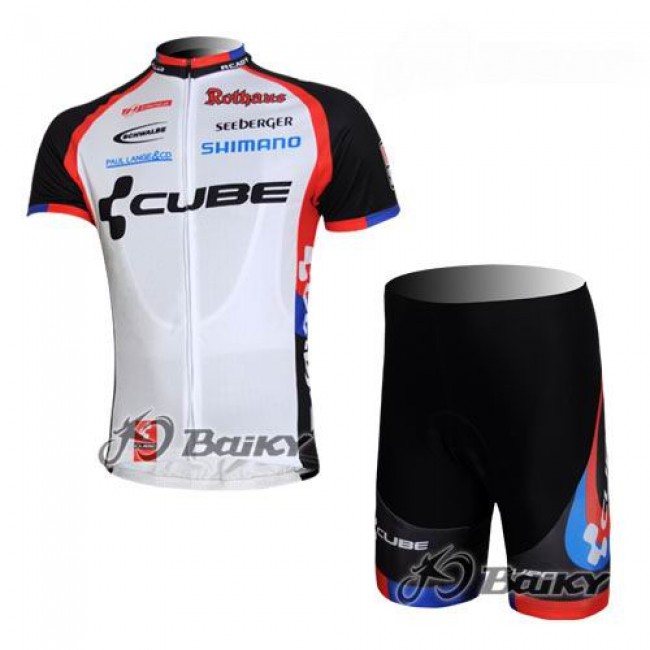 Cube Fintro Radtrikot Kurzarm Kurz Radhose Kits Weiß Schwarz GZIQ352 Cube Fintro Radtrikot Kurzarm Kurz Radhose Kits Weiß Schwarz GZIQ352