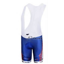 Katusha Russland Kurz Trägerhose Weiß Rot SPLC435