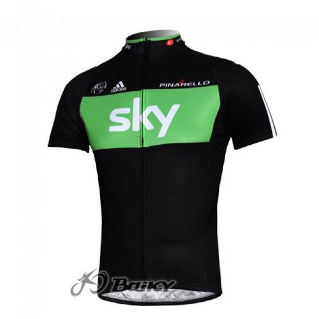 SKY Pro Team Radtrikot Kurzarm Schwarz Grün XLWE712 SKY Pro Team Radtrikot Kurzarm Schwarz Grün XLWE712