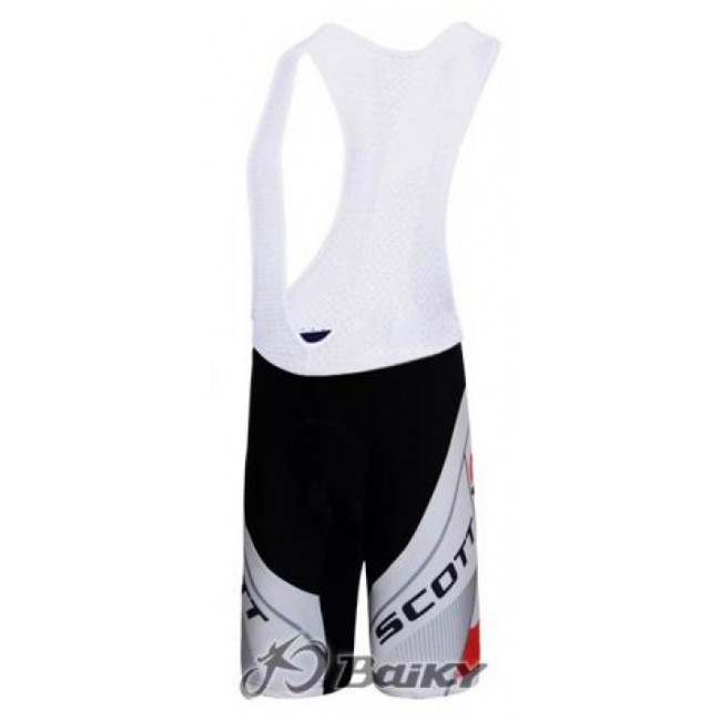 Scott Racing Team Kurz Trägerhose Weiß Rot LZDA690 Scott Racing Team Kurz Trägerhose Weiß Rot LZDA690