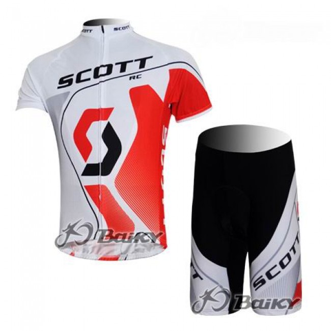 Scott Racing Team Radbekleidung Radtrikot Kurzarm und Fahrradhosen Kurz Weiß Rot SZQW232 Scott Racing Team Radbekleidung Radtrikot Kurzarm und Fahrradhosen Kurz Weiß Rot SZQW232