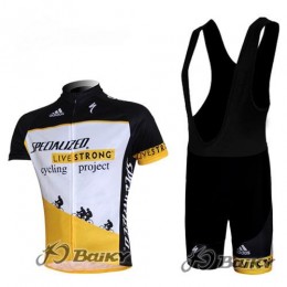 Specialized Livestrong Fahrradbekleidung Satz Fahrradtrikot Kurzarm Trikot und Kurz Trägerhose Weiß Gelb IGDY251 Specialized Livestrong Fahrradbekleidung Satz Fahrradtrikot Kurzarm Trikot und Kurz Trägerhose Weiß Gelb IGDY251