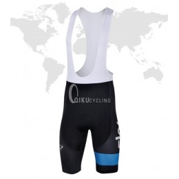 Team Sky Kurz Trägerhose Schwarz Blau 2013 EJHI593