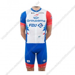 Profiteams Groupama Fdj 2021 Fahrradbekleidung Satz Radtrikot Kurzarm+Radhose AQOGP Profiteams Groupama Fdj 2021 Fahrradbekleidung Satz Radtrikot Kurzarm+Radhose AQOGP