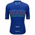 Bekleidung Herren Zurich 2024 Santini UCI Masters Weltmeister trikot-Blau Bekleidung Herren Zurich 2024 Santini UCI Masters Weltmeister trikot-Blau