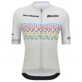 Bekleidung Herren Zurich 2024 Santini UCI Masters Weltmeister trikot-Grau