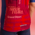 Bekleidung Herren Santini Tour de France 2024 trikot-Bologna Bekleidung Herren Santini Tour de France 2024 trikot-Bologna