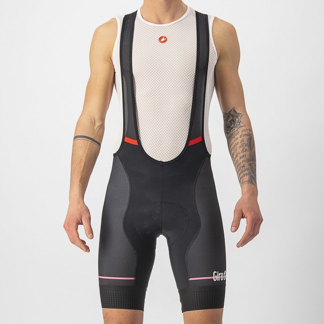 Bekleidung Herren Giro d'Italia 2024 Competizione Trägerhose-Schwarz Bekleidung Herren Giro d'Italia 2024 Competizione Trägerhose-Schwarz