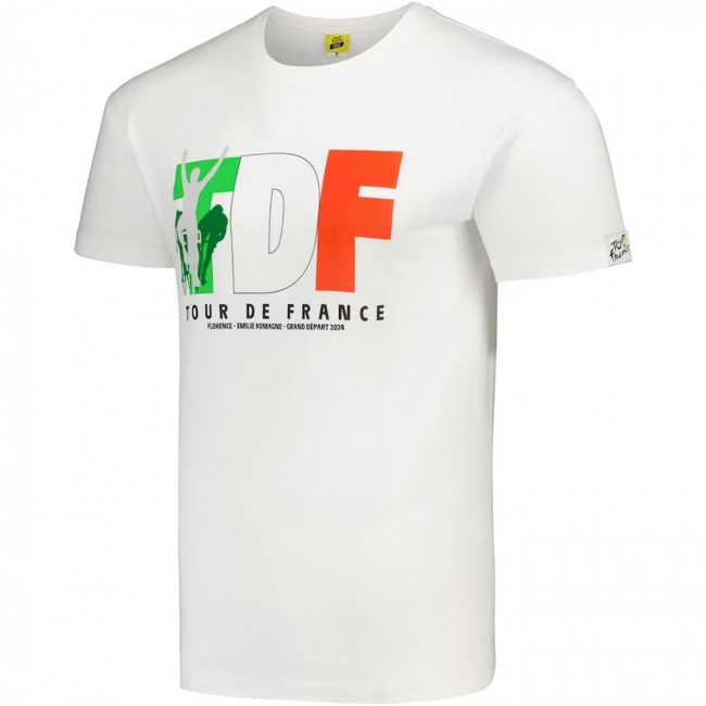 Bekleidung Herren T-Shirt Tour de France 2024-Italy Grand Depart Bekleidung Herren T-Shirt Tour de France 2024-Italy Grand Depart