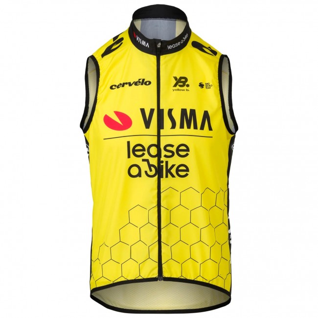 Bekleidung Herren Team Visma Lease a bike 2025 Wind weste Bekleidung Herren Team Visma Lease a bike 2025 Wind weste