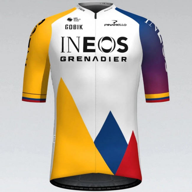 Bekleidung Herren Gobik Ineos Grenadiers 2025 Odyssey trikot-Colombia Bekleidung Herren Gobik Ineos Grenadiers 2025 Odyssey trikot-Colombia