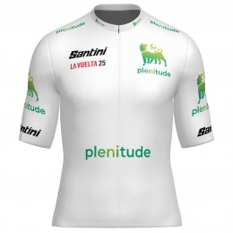 Bekleidung Herren Santini Weiss Vuelta Espana 2025 trikot Bekleidung Herren Santini Weiss Vuelta Espana 2025 trikot