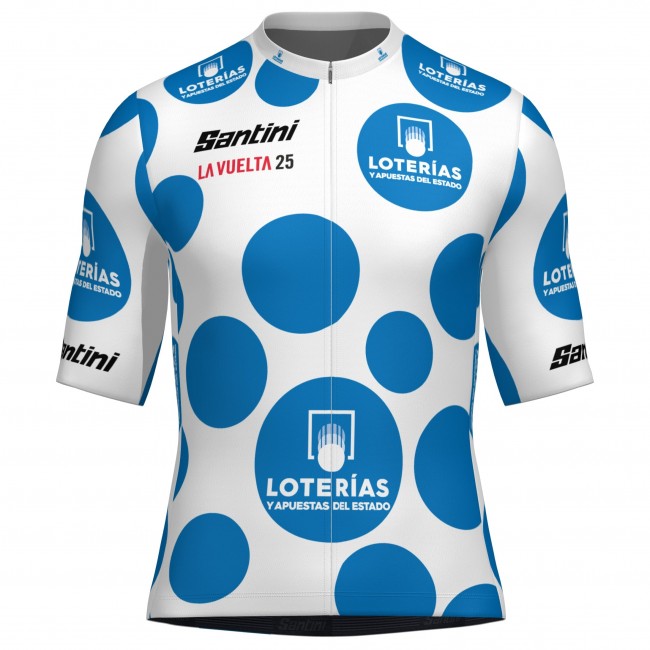Bekleidung Herren Santini Pois Vuelta Espana 2025 trikot Bekleidung Herren Santini Pois Vuelta Espana 2025 trikot