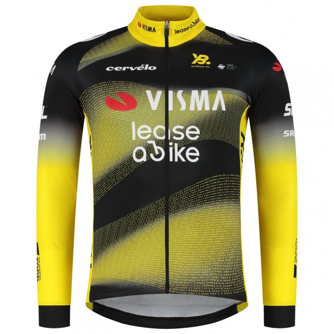 Bekleidung Herren Team Visma Lease a bike 2025 The Swarm langarm trikot-Tdf Bekleidung Herren Team Visma Lease a bike 2025 The Swarm langarm trikot-Tdf