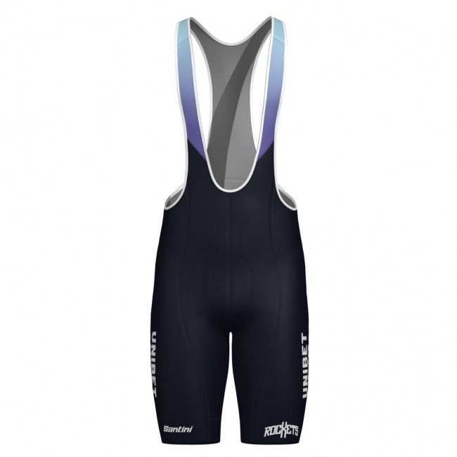 Bekleidung Herren Team Unibet Rockets 2025 Santini tragerhose-Blau Bekleidung Herren Team Unibet Rockets 2025 Santini tragerhose-Blau
